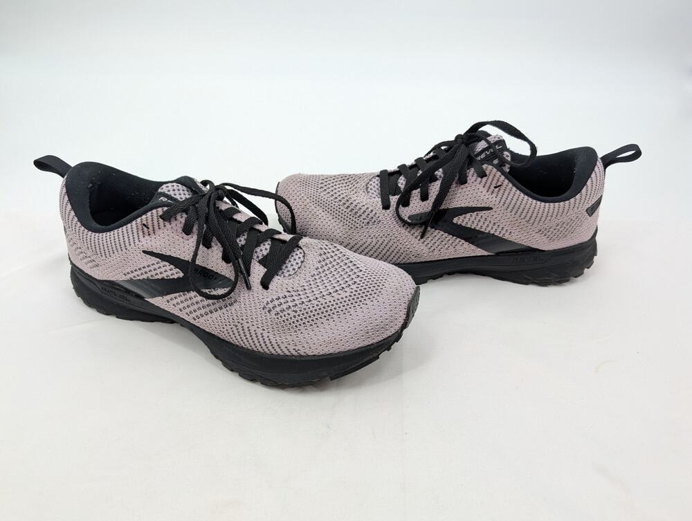 Brooks Revel 5 Women's Size 9 Medium B Black Lavender Running Athletic Outdoors*